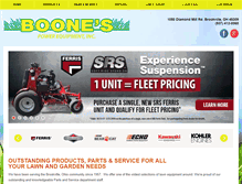 Tablet Screenshot of boonesequipment.com
